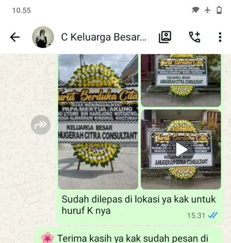 Pengiriman Papan Bunga Duka Bogor Timur